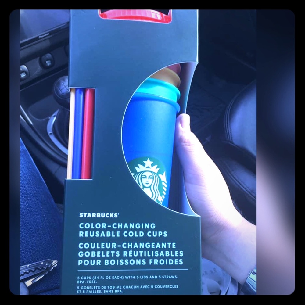 Starbucks color changing cups